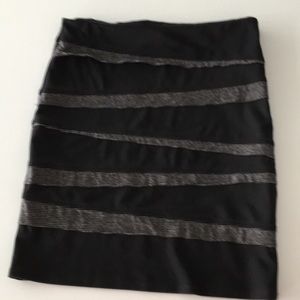 Body (not too)con black skirt